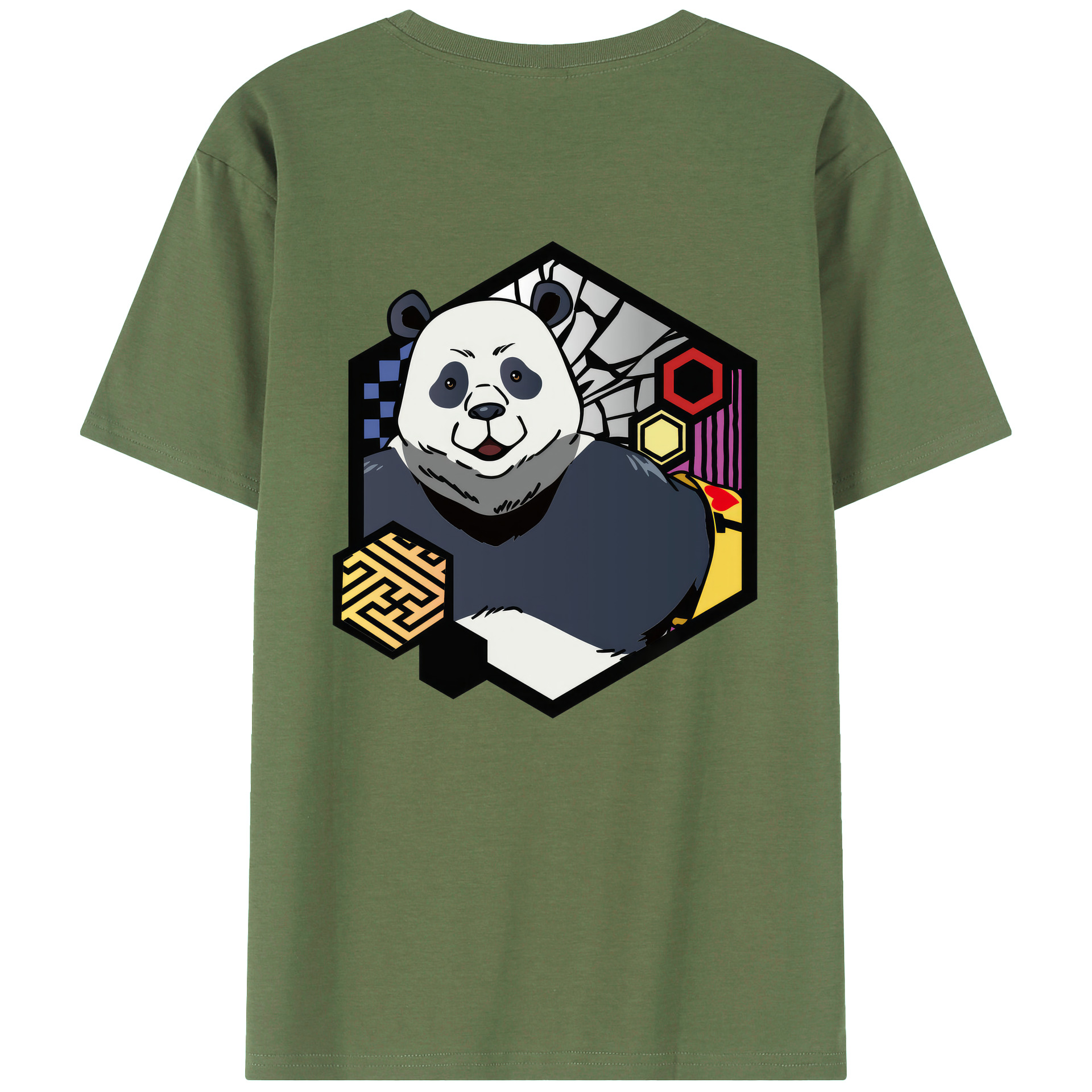 （画像用） 呪術廻戦 Jujutsu Kaisen 綿100％ メンズ半袖Tシャツ（バックプリント） 通気性